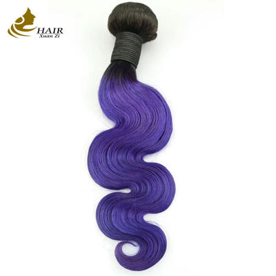 quality 紫色 波紋色 人髪の延長 26 インチ 変なカリ factory