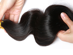 12A 天然色 処女 の 人 の ブラジル 毛 の 織物