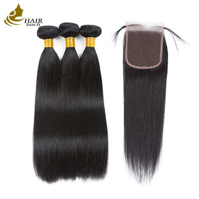 品質  Unprocessed Brazilian Remy Human Hair Extensions Virgin Human Hair Bundles With Closure 工場