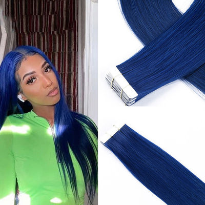 品質  Tangle Free Invisi Tape In Hair Extensions Colored Soft Silky 工場