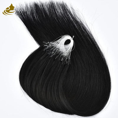 品質  Straight Pre Bonded Nano Human Hair Extensions Microrings Extensions OEM 工場