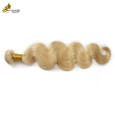 品質  100% Virgin Brazilian Raw Hair Ombre Human Hair Extensions 613 Blonde Hair Bundles Weft 工場