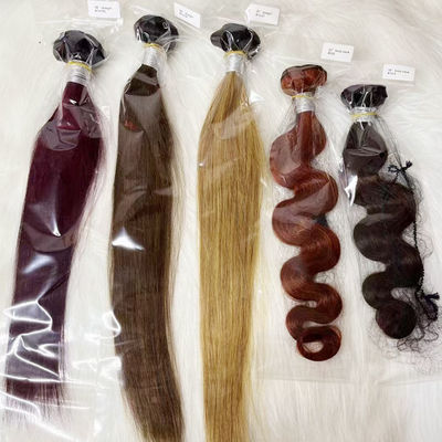 未加工 ブラジリアン ストレート 卸売  Ombre 人髪 拡張子 織物 バンドル