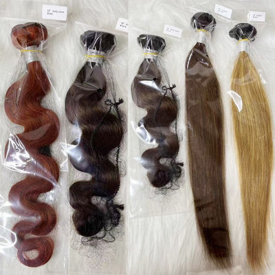 未加工 ブラジリアン ストレート 卸売  Ombre 人髪 拡張子 織物 バンドル