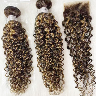 未加工 ブラジリアン ストレート 卸売  Ombre 人髪 拡張子 織物 バンドル