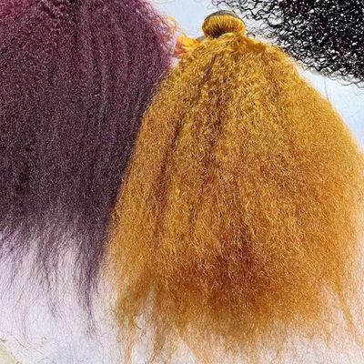 卸売 Ombre 人髪の拡張品 ブラジリアン キンキー ストレート ヤキ ヘア ウェブ バンド