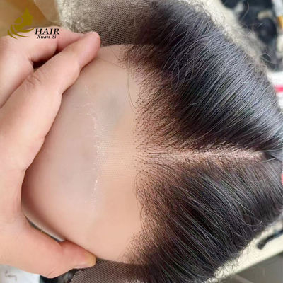 人気のフローティングバックルナチュラルヘアライン人毛レースクロージャー