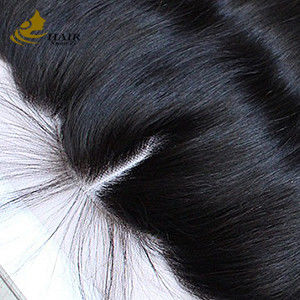 ライトブラウン フル スイス 蕾子 封閉 フロント 13x4 処女人毛