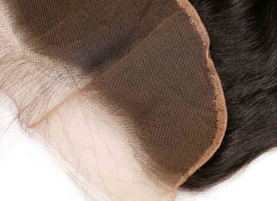 ライトブラウン フル スイス 蕾子 封閉 フロント 13x4 処女人毛