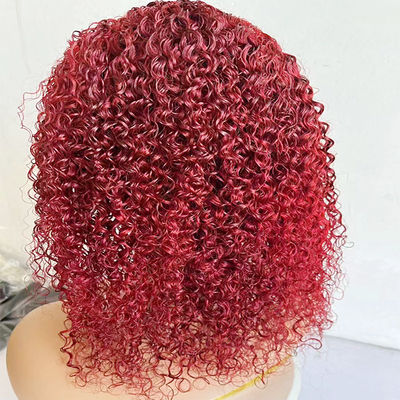 カラーボブ フロント 蕾のウイグ 13X4 フロント 蕾のウイグ 巻き毛 蕾のウイグ 180%