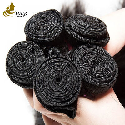 リアルな人間の髪の拡張子 ストレートスタイルバンドルの贅沢を体験する