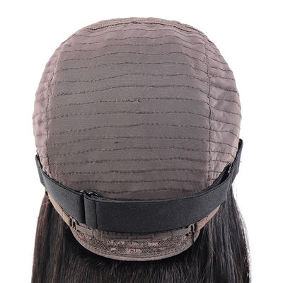 粘着のないシルクトップ ブラジリアン ストレートヘア フロント 蕾丝 パーカー 透明 蕾丝 フロント パーカー