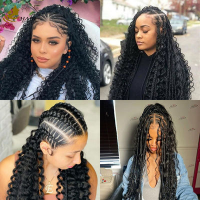 グルーレス 5*5 Ready to Go カーリーウィッグ 簡単着用 プレブリーチ ミニノット レースウィッグ