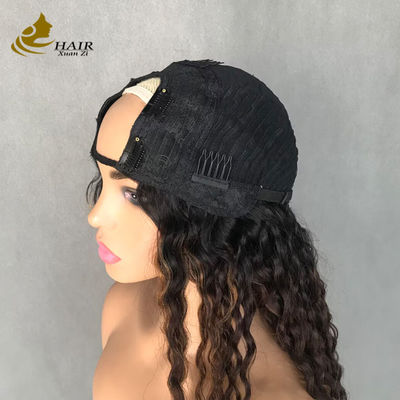 毛布 女性 長いカリスマ 波 1b/4/27 色 人髪 U型 毛布