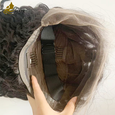 250%密度 20インチ ナチュラルブラック ウォーターウェーブ HD 13*6 グルーレス フルレースウィッグ ナチュラルフルヘアライン