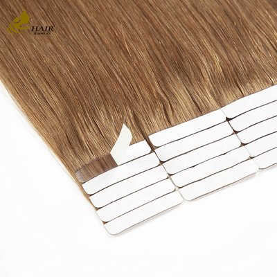 #30 色 ストレート バージンヘア テープイン 人毛エクステンション 女性用